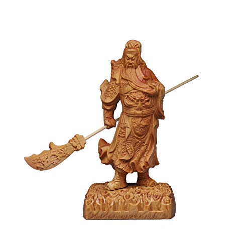 LSDD Guan Di Statue,Thuja Guan Gong Statue,CAI Shen Statue, God of Fortune, God of Wealth,Chinese Feng Shui Guan Yu Statue Home Decor, Best Chinese Feng Shui Gifts.