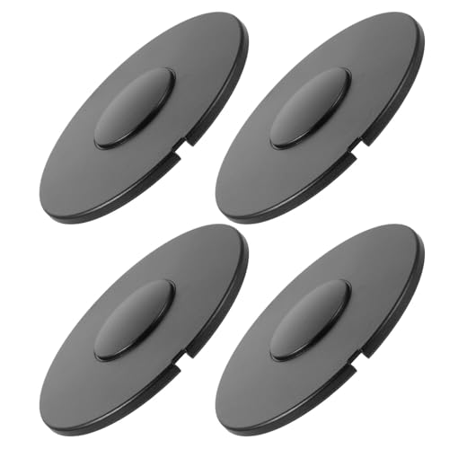 Lot de 4 cache-moyeux de roue 5,9 pouces pour protection jante voiture électrique en polypropylène