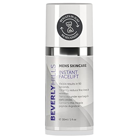 Beverly Hills Mens or Womens Instant Facelift and Eye Tuck Serum for Dark Circles and Puffy Eyes Cover