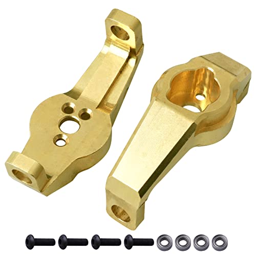 FriHobby Brass Front C-Hub Carrier Caster Blocks Portal Drive Upgrades for TRX-4 1/10 RC Crawler
