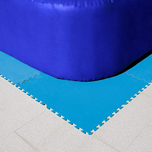 Bestway 58220 Pool Bodenschutz Fliesen Set, 8 Stück, 50 x 50 cm