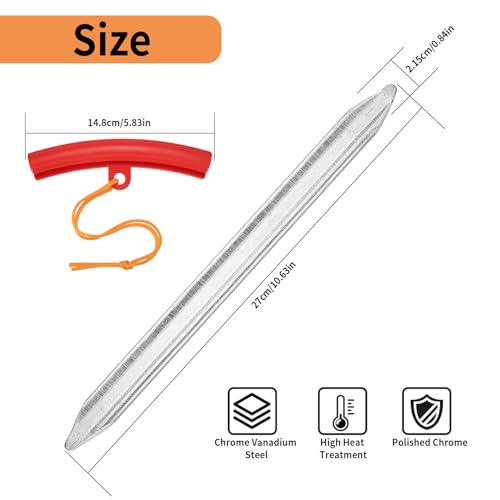 Siyurongg 4 Stück Montierhebel Reifen 27 cm mit 4 Felgenschützern, Tragbares und einfach zu verwendendes Werkzeugset zum Wechseln von Motorrad-, Fahrrad- und Autoreifen
