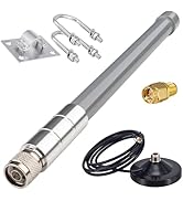 YOTENKO Wi-Fi Antenna with Strong Magnetic Base 5 dBi, 2.4GHz Omni Antenna w/10FT RPSMA Male Cabl...