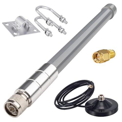 Antenne WiFi extérieure 5G omnidirectionnelle 3dBi avec base magnétique puissante et câble SMA 3m