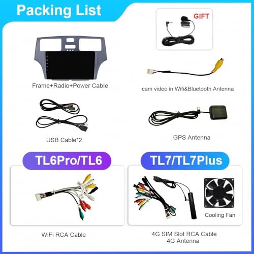 Navegación GPS y pantalla táctil de 4 núcleos para Lexus ES 7