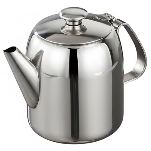 Tetera de acero inoxidable a prueba de derrames y boquilla recta de 32 oz 5