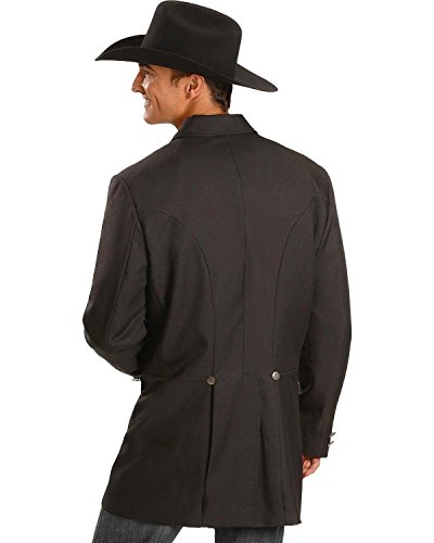 Scully Rangewear Mens Black Polyester Three Button Sport Coat Blazer3