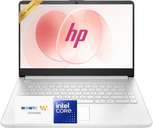 HP Everyday Slim Laptop with Copilot AI • 2026 Edition • Intel 4-Core N150 Processor • 4GB RAM • 128GB SSD + 1TB Cloud Storage • Microsoft 365 • Windows 11 • Thin & Portable