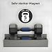 RichinMor Magnet Regal Kühlschrank, 2 Stück Kühlschrank Regal Magnetisch mit 4 Haken, Metall Gewürzregal Magnetisch Magnetregale für Küche Aufbewahrung & Organisation, Grau‌