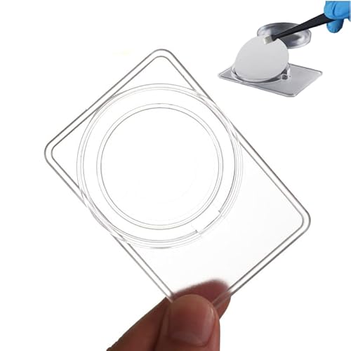 Kiesev 50 Pcs Filter Membrane Preservation Box, 47Mm/90Mm, Atmospheric Detection Environment Sampling, Air Sampling Filter Preservation Box, Laboratory Filter Membrane Protection (Φ 90 Mm) #TOP1