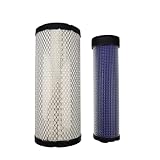 Air Filter Set, Inner and Outer Compatible with Mahindra Tractor 006000789F1, 006000790F1