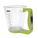 Báscula digital con taza medidora Termómetro Básculas de cocina Pantalla de temperatura N