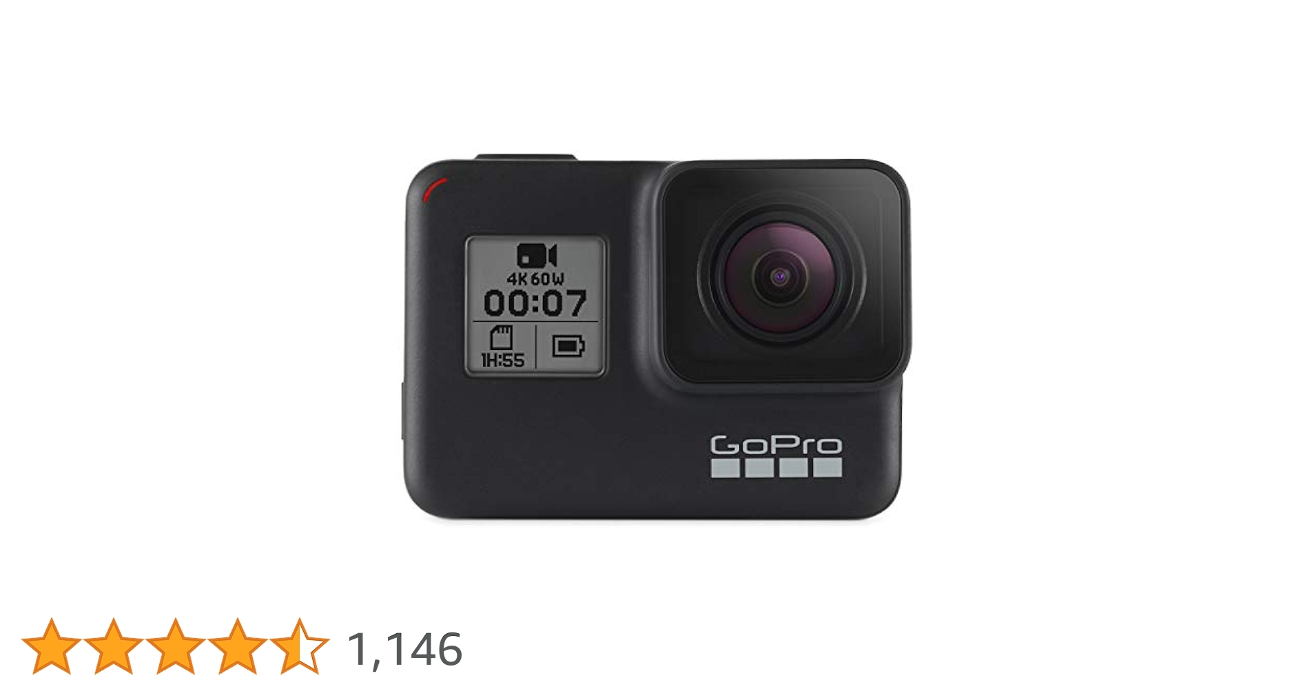 小型カメラ GoPro HERO7 Black ウェアラブルカメラ Amazon | GoPro HERO7 ブラック - Eコマースパッケージ - 防水
