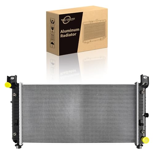 COOLYEE CU2370 Aluminum Radiator for Chevy Silverado 1500/2500/3500, Suburban, Tahoe,Avalanche,GMC Sierra, Yukon,Cadillac Escalade, Hummer H2 - Automative | OE Fit | 32mm Core Thickness