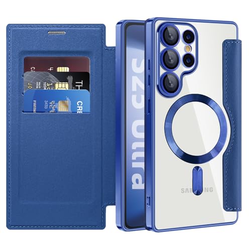 Étui cuir Samsung S23 Ultra porte-cartes pour vos déplacements