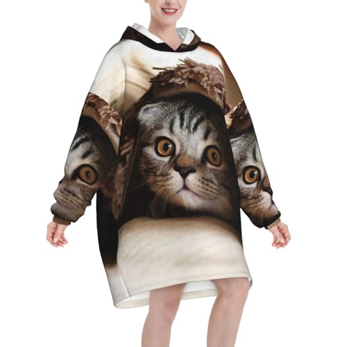 Couverture à capuche en flanelle de peluche douce EdWal premium - 2