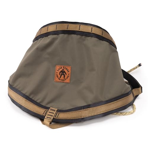 Ape Canyon Outfitters Land Baron Lite Saddle – for Reliable Saddle Hunting – Lightweight Nylon with Rubicon Bridge– 300 lb Capacity – Available in S/M or L – Ranger Green