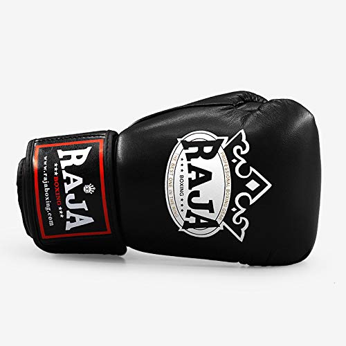 Formazione Guanti di Lotta, può Essere Utilizzato Come Sparring Guanto O Guanti da Sacco E di Addestramento (8 Once 10 Once 12 Once),Nero,12oz