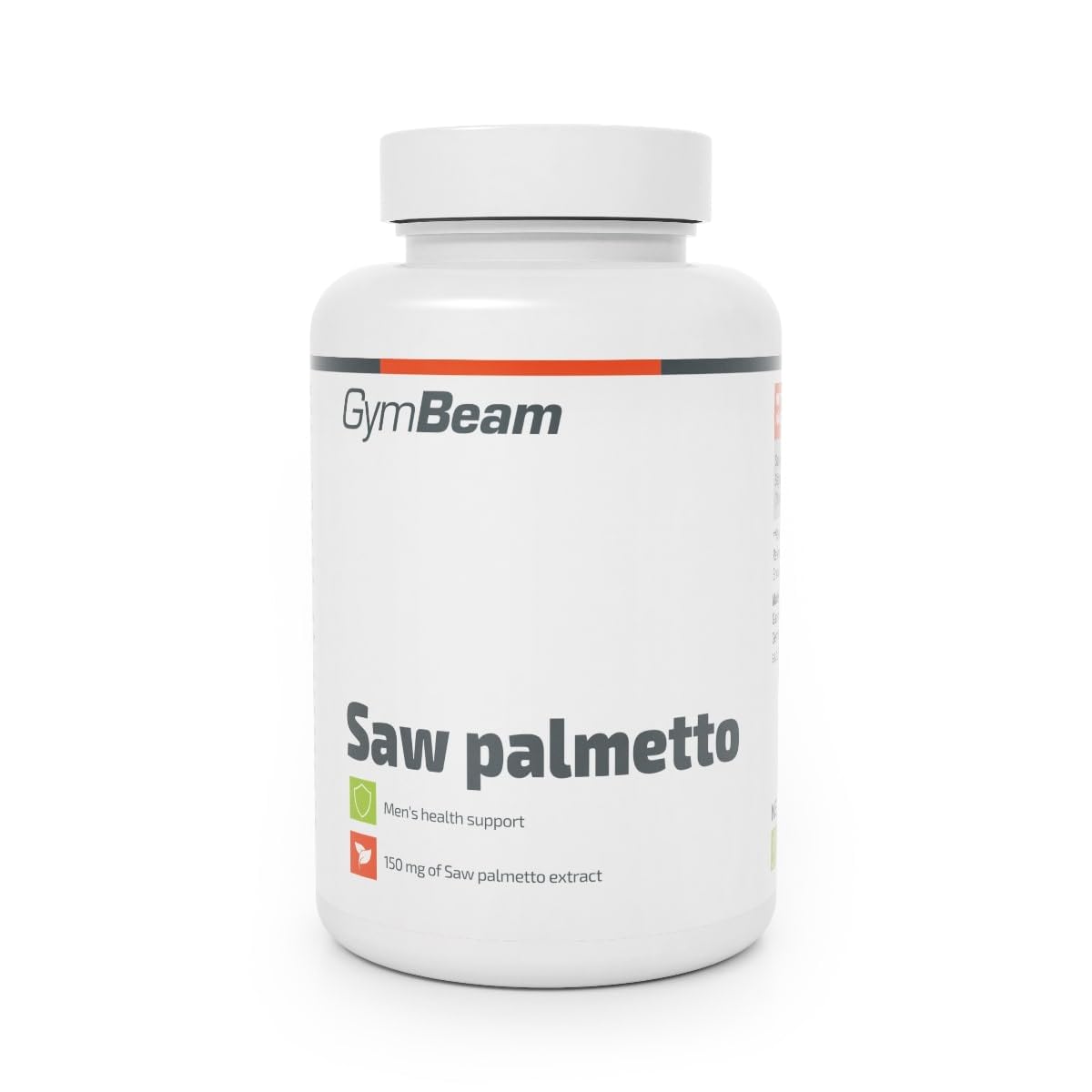 GymBeam Palmetto della Florida Capsule 150 mg - Estratto di Serenoa Repens - Integratore Vegano Ricco di Acidi Grassi e Flavonoidi per il Benessere Maschile - 90 capsule