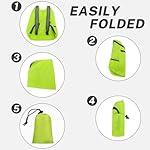 Hiking Backpack, Water-repellent Outdoor Backpack Camping Backpack for Men Women, Hiking Daypack Foldable Backpack (black) - Image 5