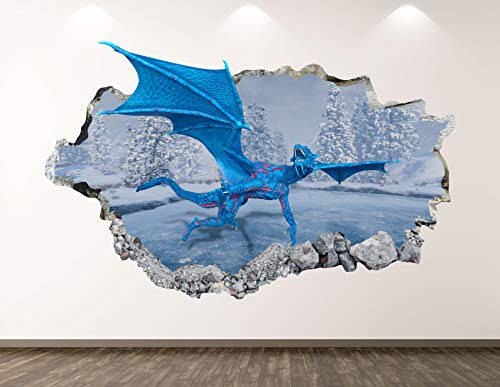 Vinilo Decorativo Dragón Fantasía 55.88x35.56 cm