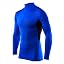 Royal Blue/Black Mock Neck