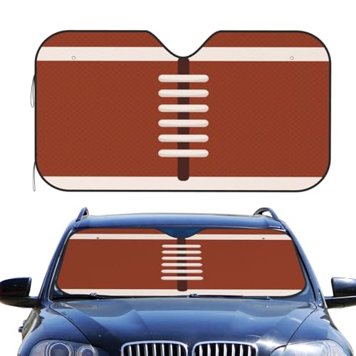 Pare-soleil de voiture intérieur pliable football américain pour éviter le volant brûlant