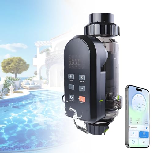Ofyphth MáQuina De Cloro Salino, Generador De Cloro De Piscina Clorador, DiseñO De PláStico Duradero, para Piscinas, Clorinador De Agua Salada. LC200A