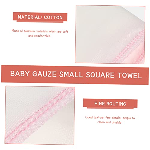 10pcs Double-Layer Cotton Baby Face Towels Soft Absorbent Washcloths for Newborns for Drool and Facial Cleaning3