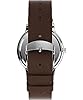 Timex Men's Waterbury 40 mm Watch - Brown Leather Two-Piece Quick Release Strap Blue Dial Stainless Steel Case TW2W14900 #3