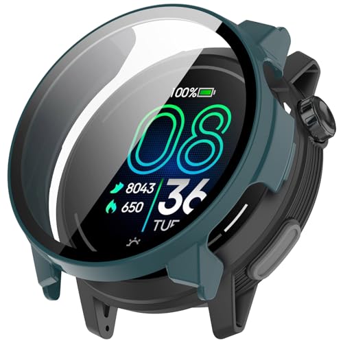 Qsvbeeqj Carcasa de PC con lámina de cristal para PACE Watch Protector de pantalla Reloj Smartwatch Carcasa Carcasa - imagen 9