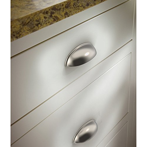 Franklin Brass 10 Pack Brushed Nickel Cabinet Handles 3 inch (76mm) Kitchen Cabinet Handles and Drawer Pulls for Cupboards and Dressers | Cup Pull by Franklin Brass - Image 7