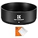 K&F CONCEPT ES65B Umkehrbare Gegenlichtblende für Canon RF 50mm F1.8 STM Objektiv ersetzt Canon ES65B Gegenlichtblende