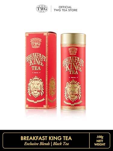 Image of TWG Tea | Breakfast King Tea | Black Tea | Ginseng | Haute Couture Tin, 130g | Gift Set