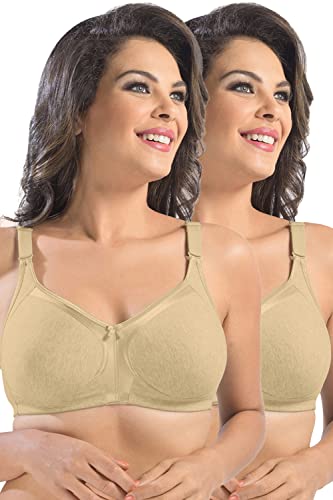 Image of SONARI Zoya Women's Non Padded Full Coverage Bra Pack of 2