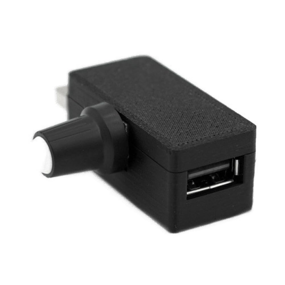 UDSKNV[KSL PWM Governor Fan Speed Regulator 4-Pin 4-Wire Fan Controller Small Type-C Port for DIY Water Cooling Systems Heat Dissipation