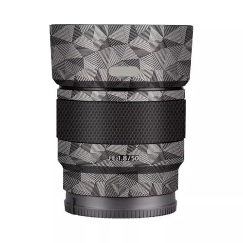 Autocollant anti-rayures Sony FE 50 mm F1.8 film protection objectif photo titane