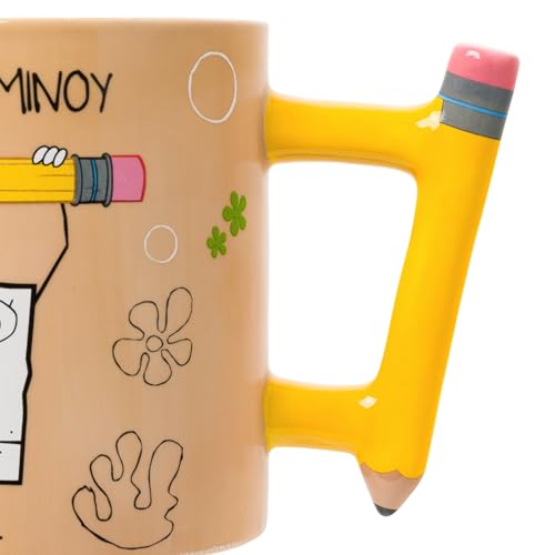 Taza cerámica con asa esculpida DoodleBob 20oz miniatura 5