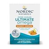 Nordic Naturals Zero Sugar Ultimate Omega Gummy Chews, 1200mg, 54 Gummis
