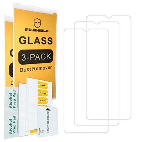 Image of Mr.Shield [3-Pack] Designed For T-MOBILE (REVVL 6 PRO 5G) [Tempered Glass] [Japan Glass with 9H Hardness] with Lifetime Replacement