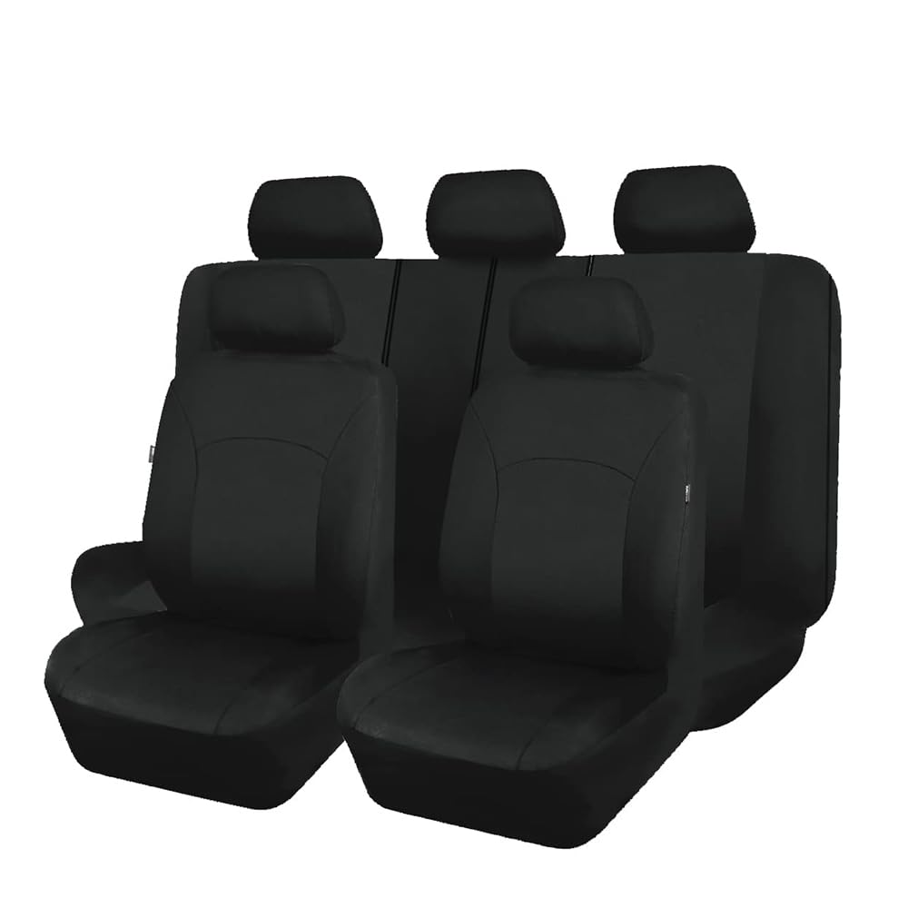 Ensemble Complet De Housses De Siège De Voiture Pour Fiat 500 500L 500X 500S 500e 500 Type 330/332 2012-2025 - Housses De Siège De Voiture En Cuir Imperméables Et Souples - Confortables De Qualité