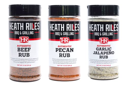 Image for Heath Riles BBQ Steak Cooking Bundle (3 Rubs), Competition Winning Products from Pitmaster Heath Riles