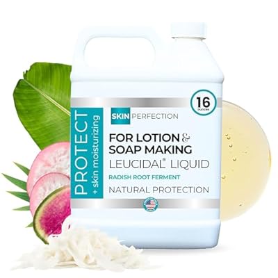 Skin Perfection Leucidal Liquid Radish Root Natural Alternative to Synthetic Preservatives with Vitamin C Serum Hyaluronic Acid Body Lotion Water-Soluble DIY Skincare 16 Fl Oz Pack of 1