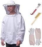 Imkerjacke wird häufig in Bienenhäusern, Bienenhäusern, Obstgärten, Bienenvölkern, Farmen, Labors usw. verwendet. Es ist das besondere Geschenk für Imker, Bauern, Imker, Bienenmeister usw.