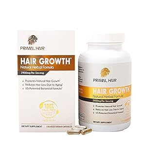 PRIMAL-HAIR-Hair-Growth-Hair-Loss-Treatment-Hair-Thinning-Supplement-Patented-Formula-Clinically-Proven-for-Men-Women-Supports-Natural-Hair-Growth-Reduces-Hair-Loss-30-Day-Supply PRIMAL HAIR Hair Growth Treatment, Supports Natural Hair Growth & Reduces Hair Loss, Patented Formula Clinically Proven for Men & Women, 30-Day Supply