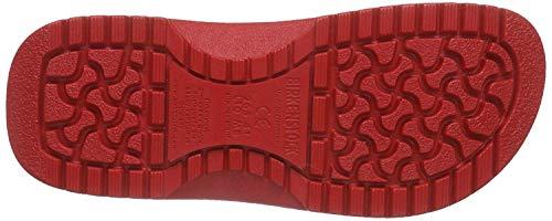 Image of Birkenstock Unisex Clogs Super-Birki - Red - Woman 7-7.5 / Men 6