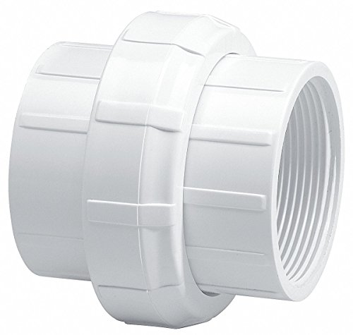 Union, PVC, 40, 1-1/2 In., FPT x FPT
