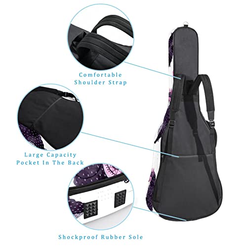 Housse étanche pour guitare acoustique avec double bandoulière et poche Motif visage de panda, Multicolore 08, 42.9×16… - Les Beatles, Paul McCartney, John Lennon, RIngo Starr, George Harrison Housse étanche pour guitare acoustique avec double bandoulière et poche Motif visage de panda, Multicolore 08, 42.9x16… – Image 4