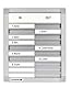 Legamaster 7-622100 In-and-Outboard Professional, An-und Abwesenheitsübersicht für 10 Personen, 26 x 31 cm, eloxiertes Aluminium