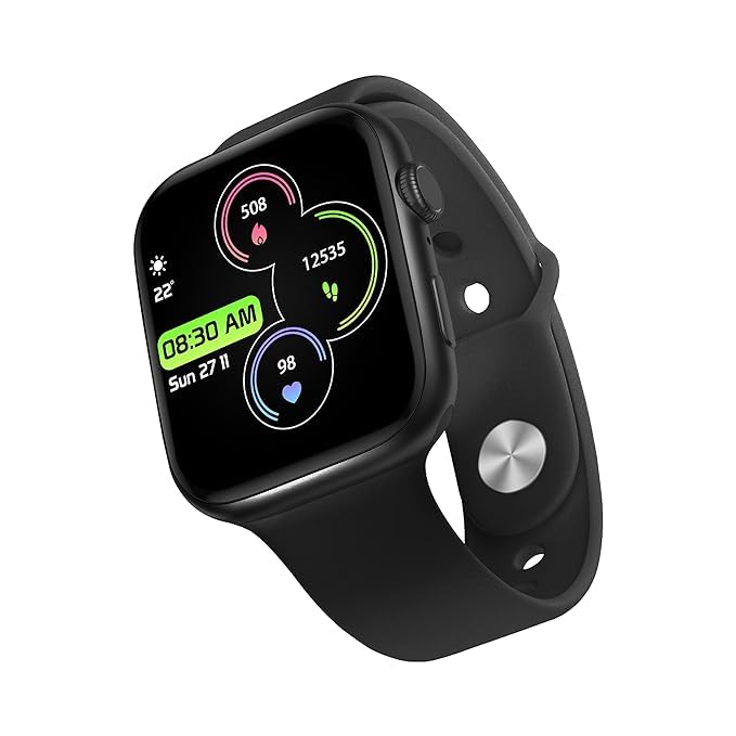 (Refurbished) WRISTIO 3 1.85" HD, Bluetooth Calling Smart Watch, 50+ Sports Modes, Rotating Crown, 15 Days Battery Life, Split-Screen, Water Resistant, Smart Health Monitoring, Password Protection, Black. (B0CZXV6C8X) Amazon Price History, Amazon Price Tracker